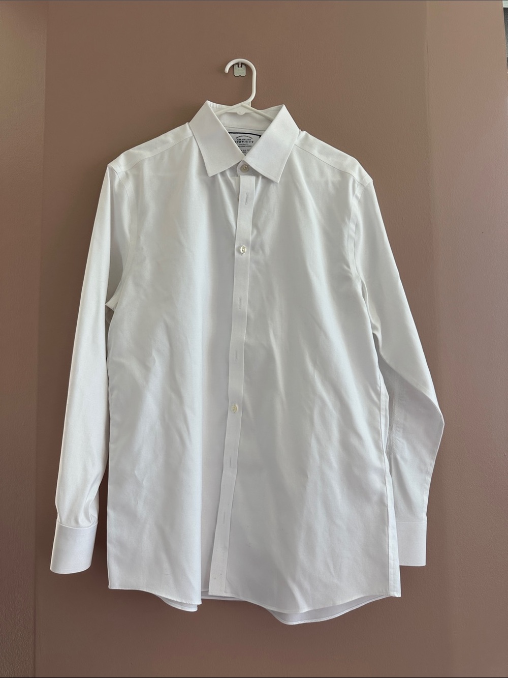 Charles Tyrwhitt White Men's Dress Shirt